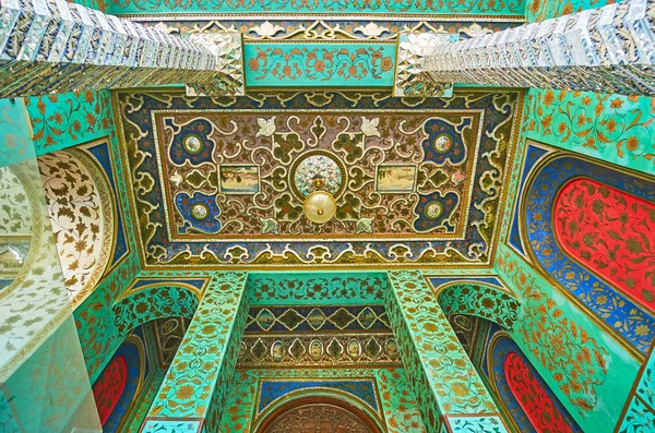 Portico Windcatchers Golestan épület, Teherán — Stock Fotó