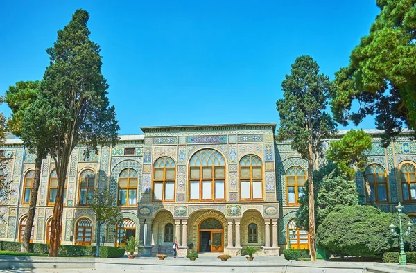 Facae do Palácio do Golestão, Teerão — Fotografia de Stock