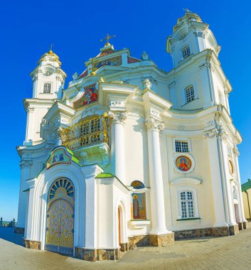 Pochaev Lavra Dormition katedral Panoraması