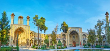 Shahid Motahari (Sepahsalar) Camii avlu, Tehra Panoraması