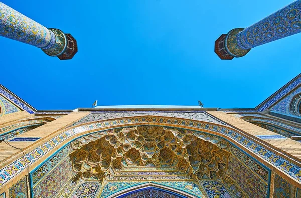 Детали мечети Сепахсалар в Тегеране — стоковое фото