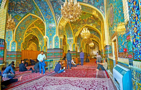 伊朗沙阿清真寺内部 — 图库照片