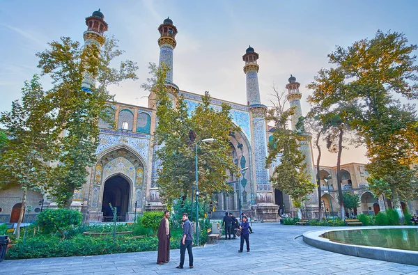 De minaretten van de moskee van Sepahsalar, Teheran — Stockfoto