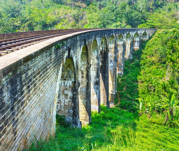 Le pont le plus célèbre du Sri Lanka — Photo