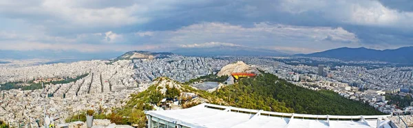 Panorama nad Athénami — Stock fotografie