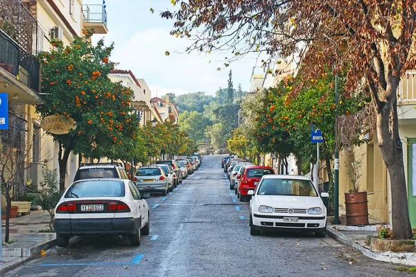 Rue calme de Plaka, Athènes — Photo