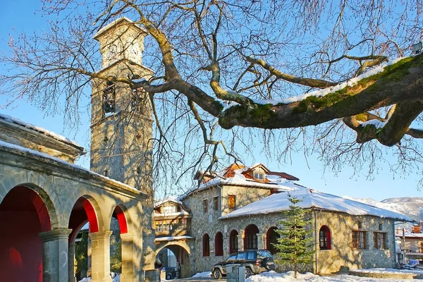 Gereja Agia Paraskevi di Metsovo, Yunani — Stok Foto