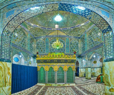 Panorama, dua hall, Şehzade Fazel kutsal tapınak