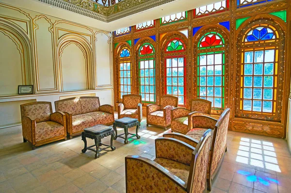 Зал заседаний Qavam House, Шираз, Иран — стоковое фото