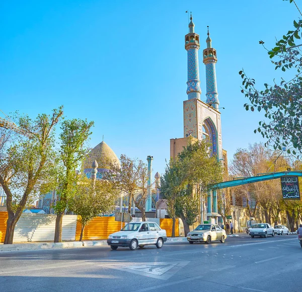 Los altos minaretes de Yazd — Foto de Stock