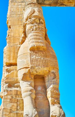 Persepolis, İran'ın Asur stil heykeller