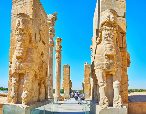 La puerta arruinada de Persépolis, Irán — Foto de Stock