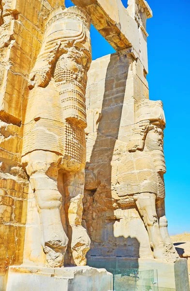 Dos guardianes de Persépolis, Irán — Foto de Stock