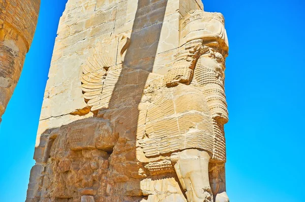 Estatuas y relieves de Persépolis, Irán — Foto de Stock