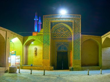 Arka giriş için Jameh Mescidi-e Yazd
