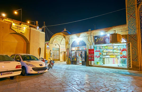 El bazar cubierto en Yazd — Foto de Stock