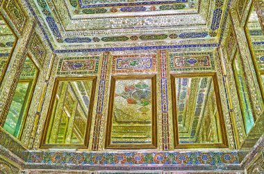 Farsça lüks iç tasarım, Şiraz, Iran