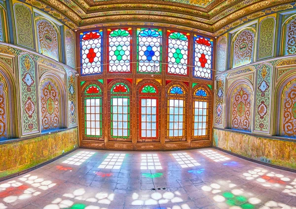 Panorama del interior de Qavam House, Shiraz, Irán —  Fotos de Stock