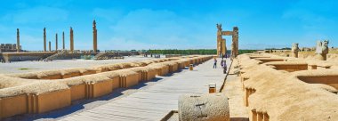 Ordu Caddesi Persepolis, İran'ın Panoraması