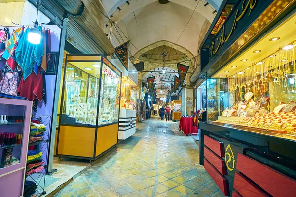 O mercado de ourives em Yazd — Fotografia de Stock