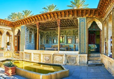 Zinat Ol-Molk tarihi konak, Şiraz, Iran