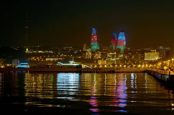 The Flame Towers — Stock Photo, Image