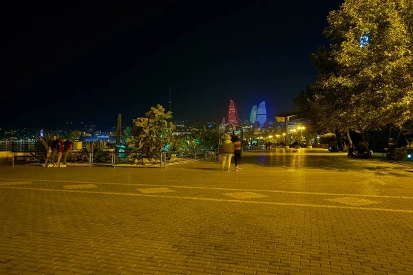Parque popular em Baku — Fotografia de Stock