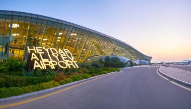 Haydar Aliyev Uluslararası Havaalanı Panoraması