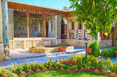 Farsça Konakları, Şiraz, Iran'yeşil