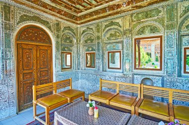 Şiraz, İran'ın Fars mirrorwork