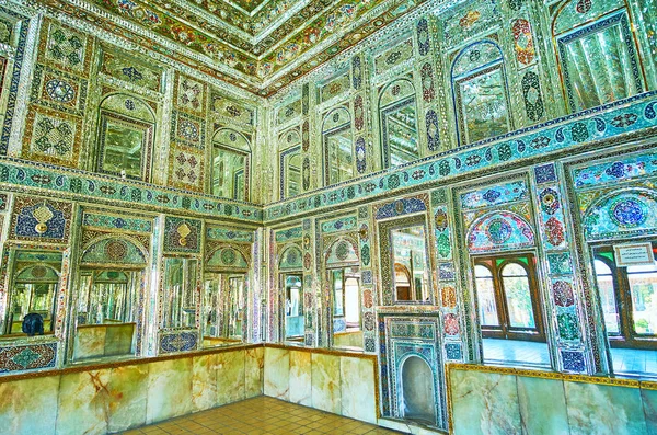 Középkori perzsa belső, Siráz, Irán — Stock Fotó