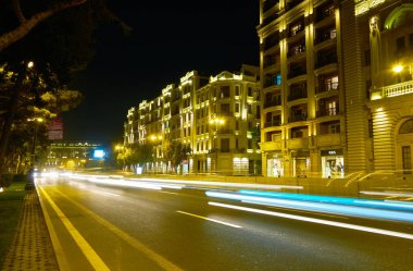 Bakıda meşgul Neftçilər Avenue
