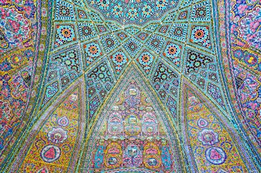 Dekor Nasir Ol-Molk Camii, Şiraz, Iran unsurları