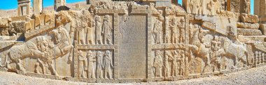 Persepolis, İran'ın Fars kabartmaları Panoraması