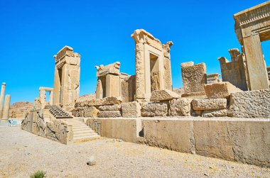 Persepolis, Iran sarayları ziyaret