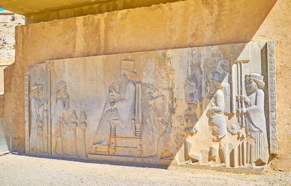 Målgrupp lättnad i Persepolis, Iran — Stockfoto