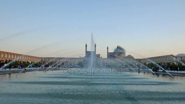 Isfahan Iran Oktober 2017 Ensemble Van Naqsh Jahan Square Een — Stockvideo