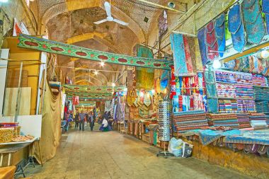 Vakil çarşı, Şiraz, Iran geniş sokak