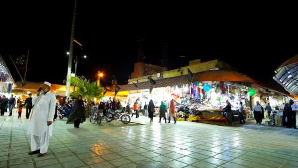 Kerman Irán Octubre 2017 Amplia Calle Del Antiguo Bazar Ganjali — Vídeos de Stock