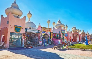 Markets in Sharm El Sheikh, Egypt clipart