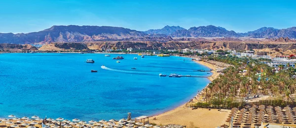 Panorama de praias da baía de El Maya, Sharm El Sheikh, Egito — Fotografia de Stock