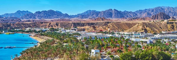 Barrios turísticos de Sharm El Sheikh, Egipto — Foto de Stock