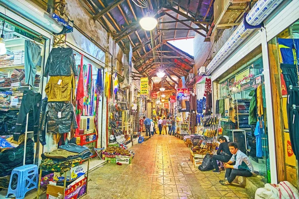 Eski Şiraz çarşı, Iran alışveriş — Stok fotoğraf