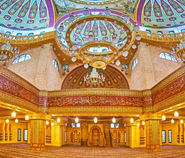 Preayer hall Al Sahabe Camii, Sharm El Sheikh Panoraması,