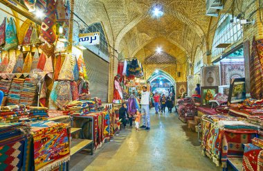 Şiraz, Iran halı pazarda