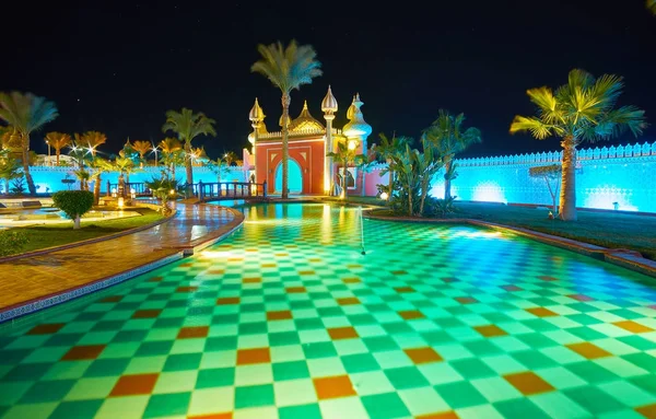 Der Palast aus dem arabischen Märchen, Sharm el Sheikh, Ägypten — Stockfoto