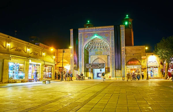 Vakil 모스크, 쉬 라 즈, 이란의 조명 — 스톡 사진