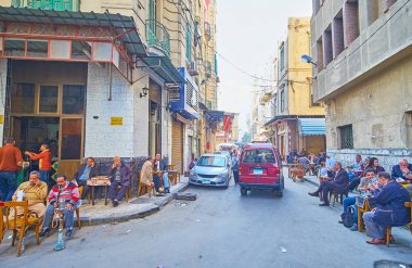 Tork, İskenderiye, Mısır, Souq çayevinde