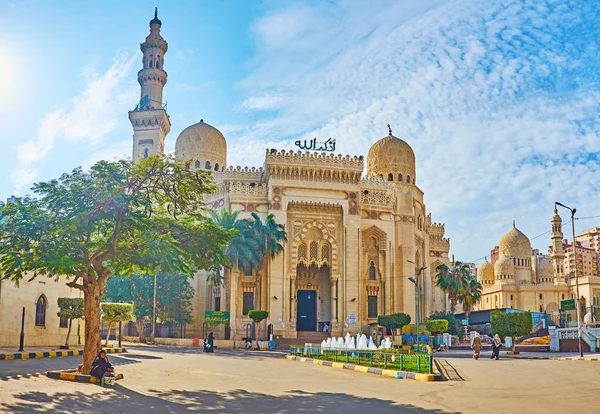 Abu al-Abbas al-Mursi moskee in Alexandrië, Egypte — Stockfoto