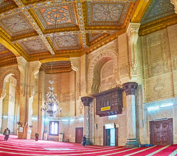 In Abu al-Abbas al-Mursi moskee, Alexandrië, Egypte — Stockfoto